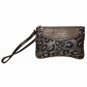 Coach Leopard Wristlet